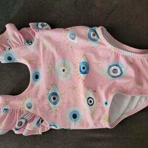 Posh Peanut Pink Eye Print Swimsuit